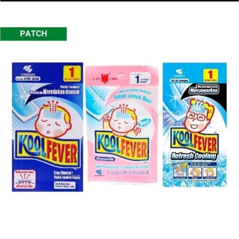 Koolfever Baby - Plester Kompres Demam Bayi Penurun Panas