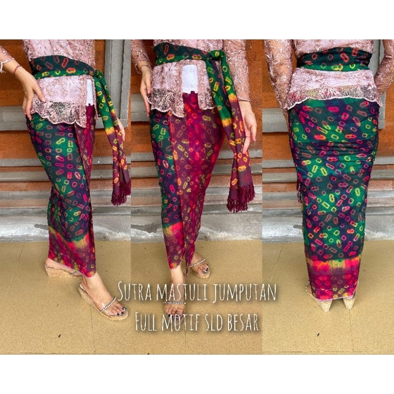 Sutra Mastuli Jumputan Full Motif sld besar