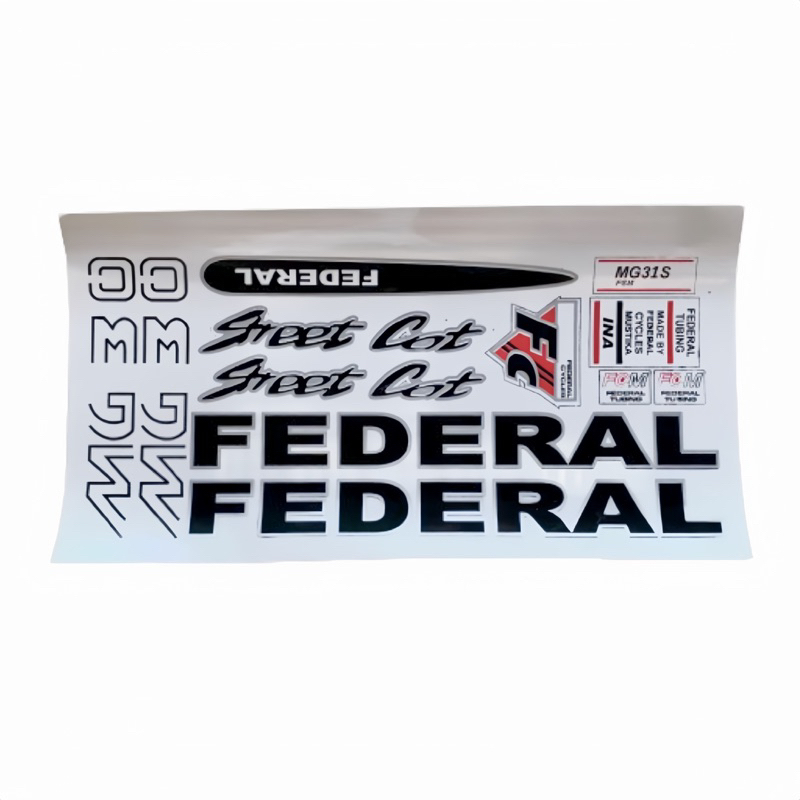 Stiker Sepeda Federal Street Cat Sticker Striping