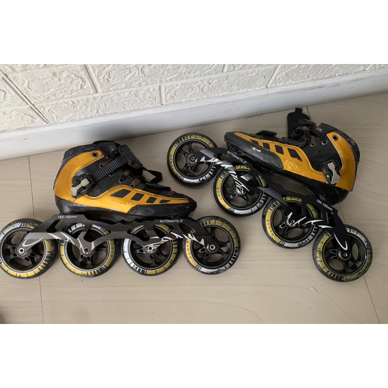 Sepatu Roda Speed Inline Skate merk lynx bekas