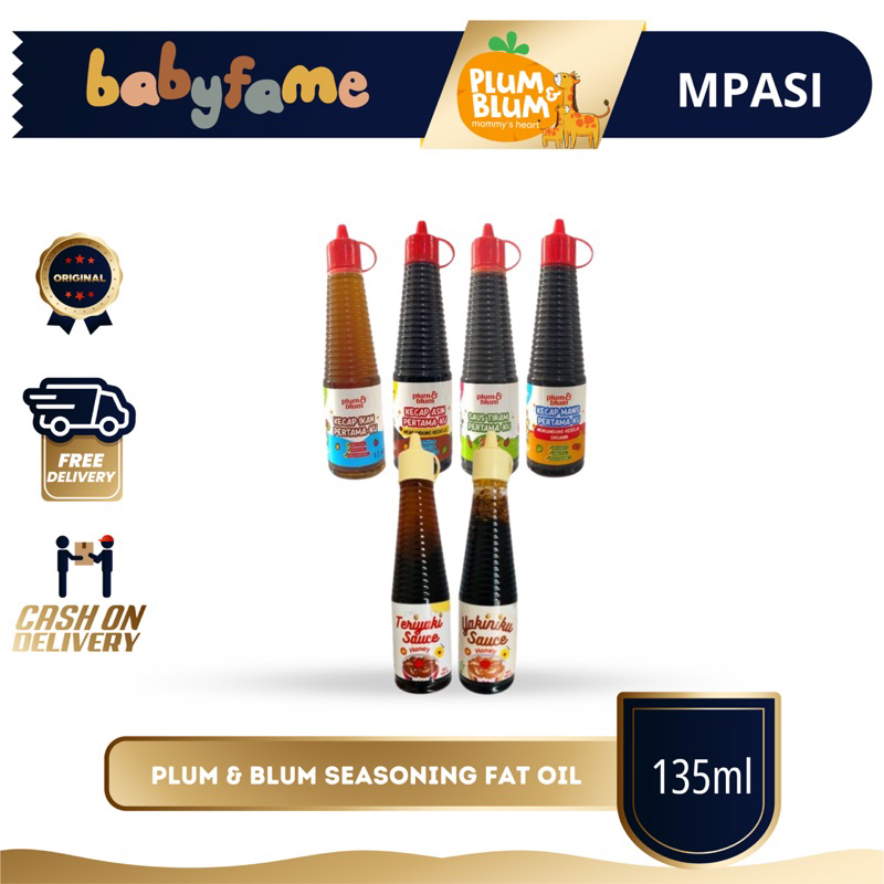 

PLUM & BLUM KECAP PERTAMAKU | 135ML | MPASI
