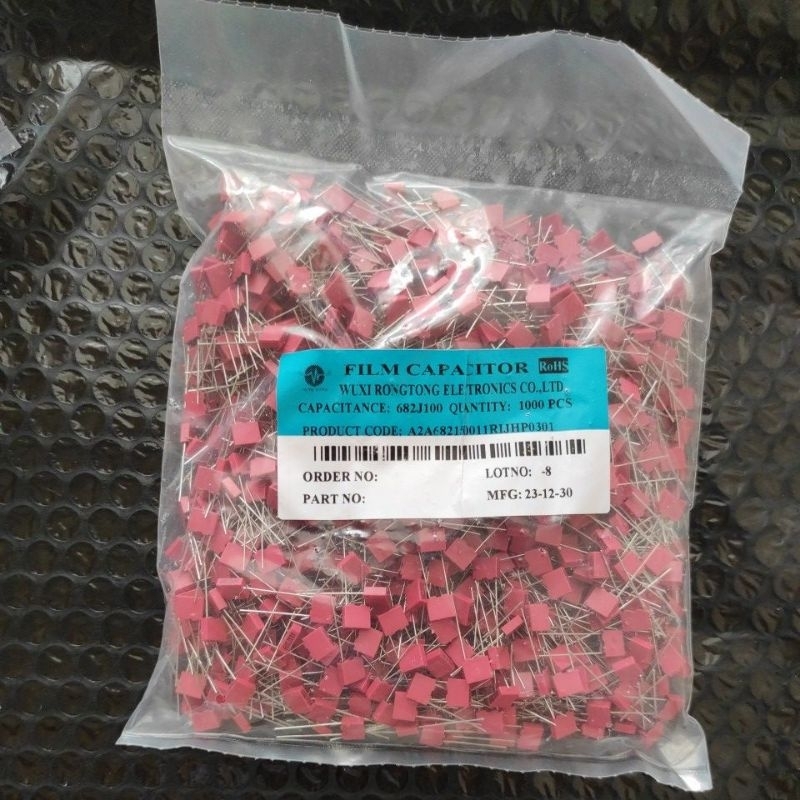 per 1000 pcs kapasitor MKM 682 capacitor mkm 6,8n