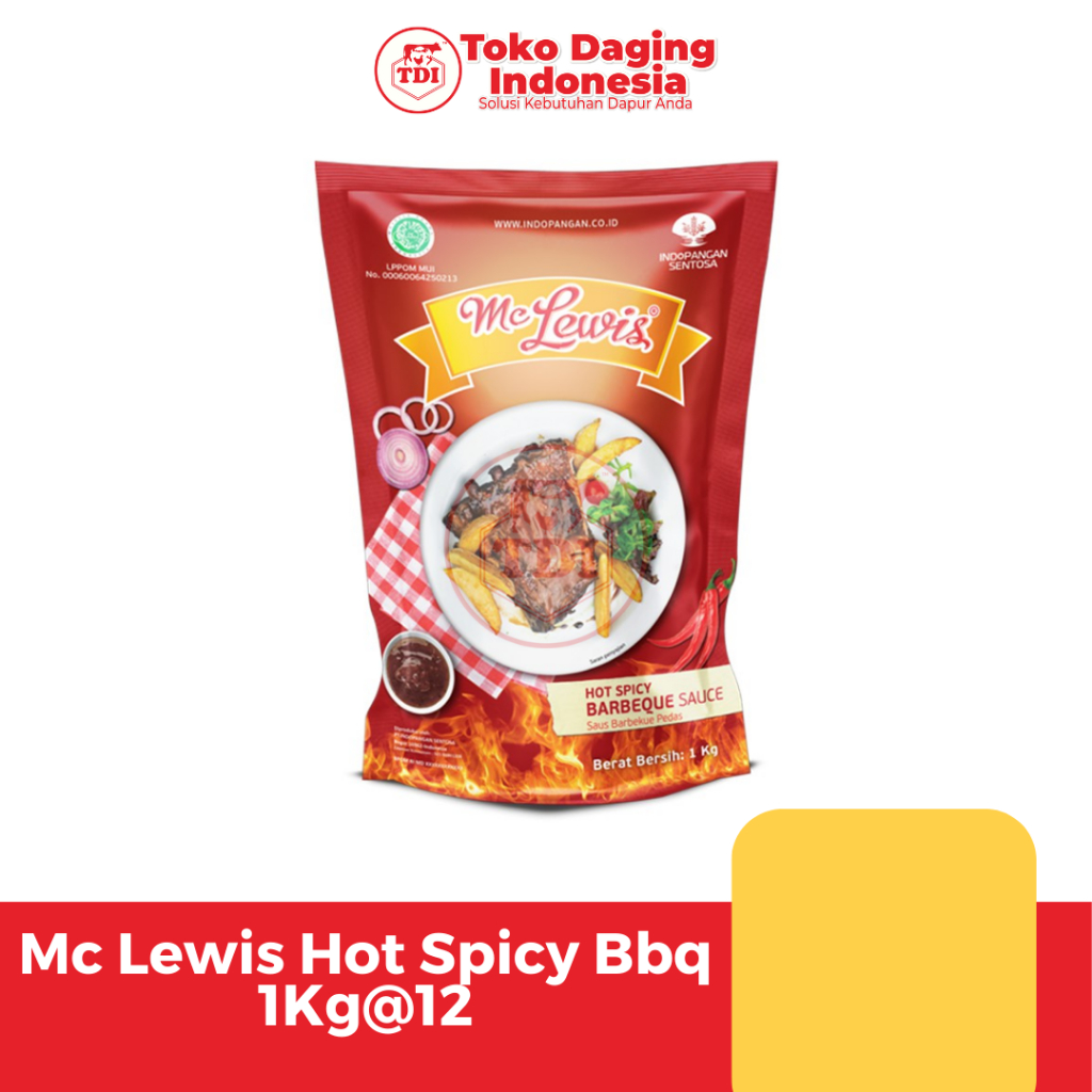 

Mc Lewis Hot Spicy Bbq 1Kg@12