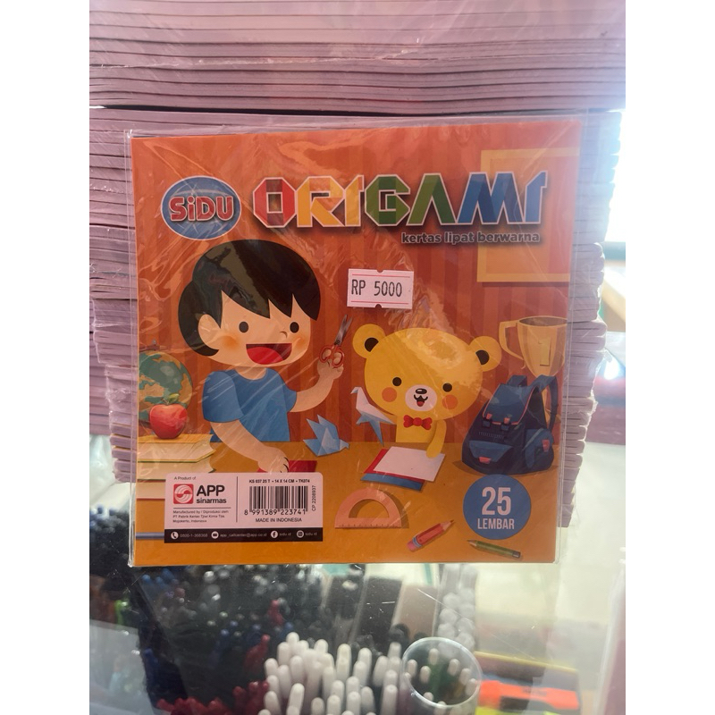 

Sidu Origami kertas lipat berwarna