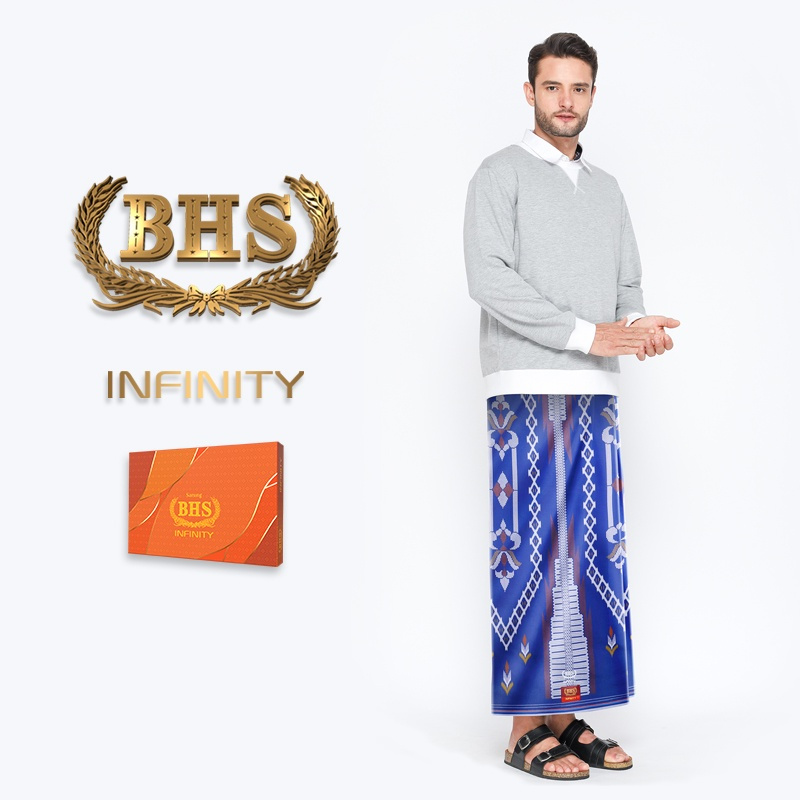 sarung bhs infinity motif biru original / sarung bhs asli premium / sarung untuk lelaki dewasa murah / sarung bhs premium cod / sarung untuk lebaran / baju lebaran anak / sarung cowok / pakaian pria muslim murah