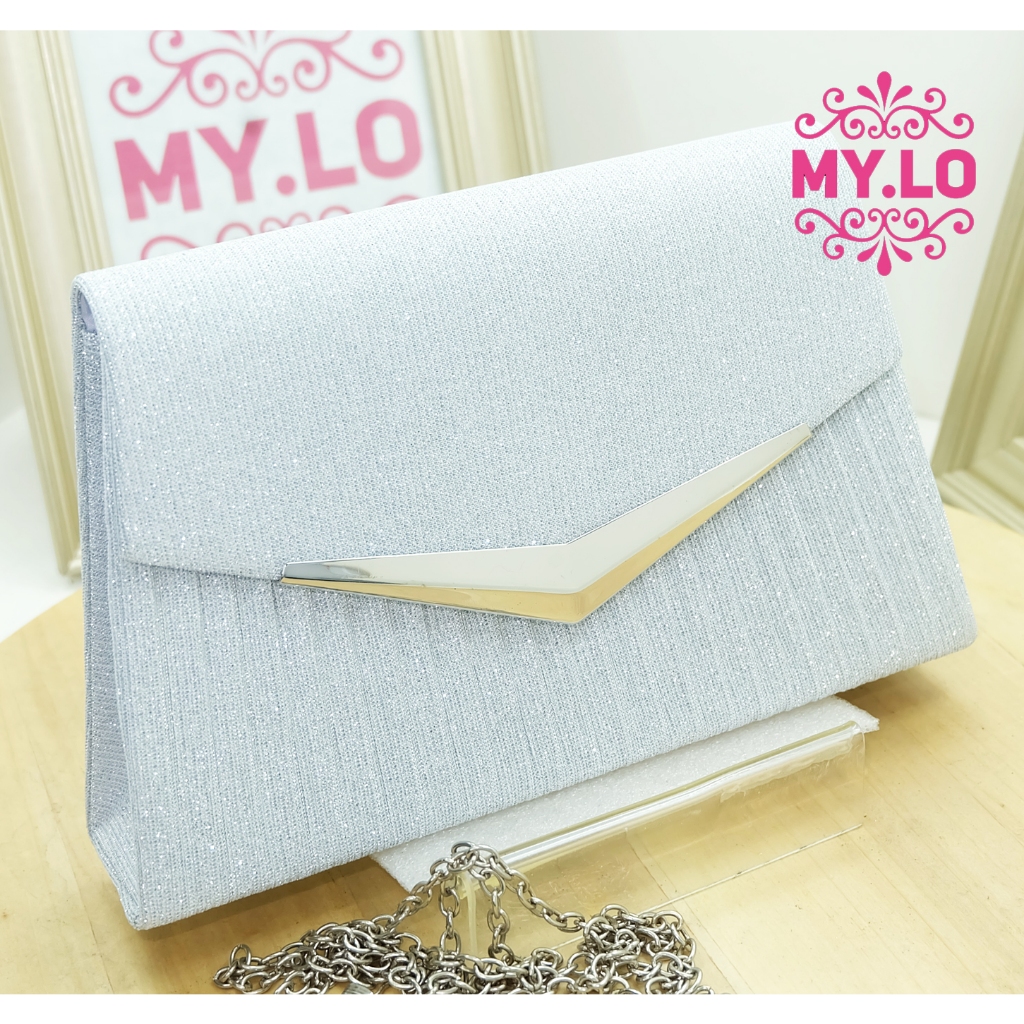 TAS PESTA WANITA CLUTCH BULAT PARTY BAG DOMPET KONDANGAN MEWAH IMPORT
