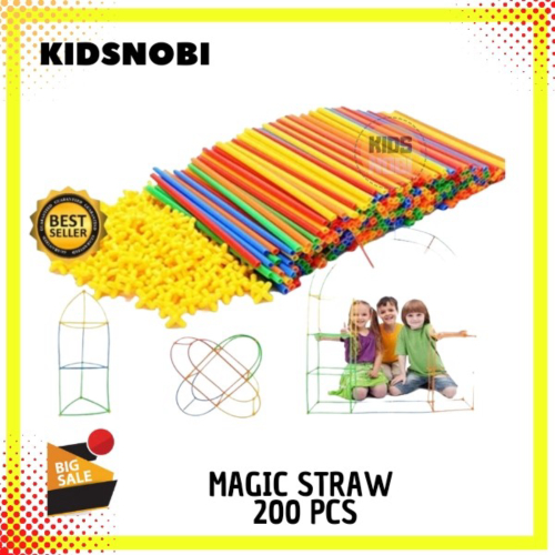 

Dijual Mainan Edukasi Magic Straw 200 Pcs Berkualitas