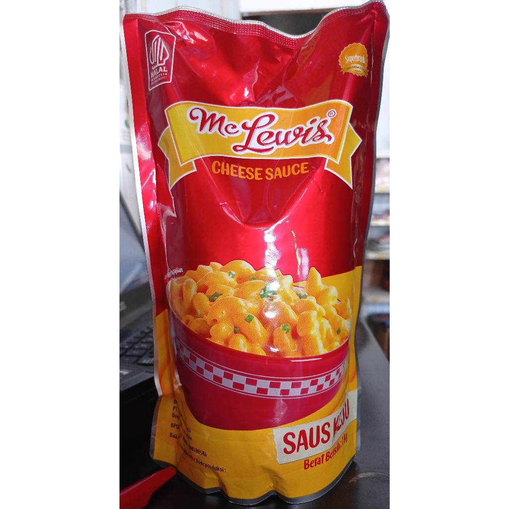 

MC LEWIS SAUS KEJU CHEESE SAUCE 1 KG MCLEWIS 1000 GR