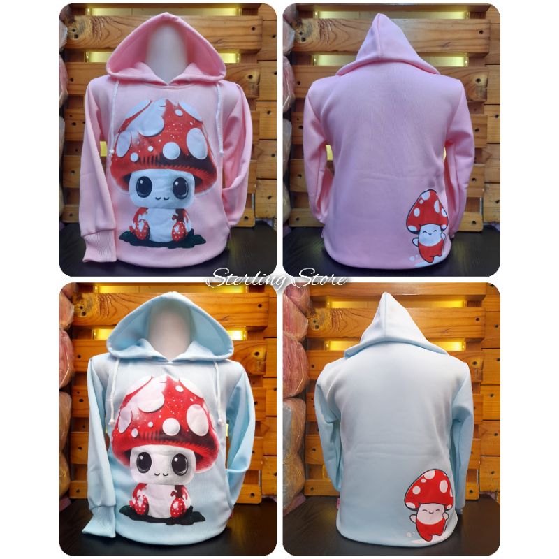 Sweater Anak Perempuan Mushroom/Kids Sweater/Sweater Anak Perempuan/Sweater Anak Perempuan Tebal/Swe