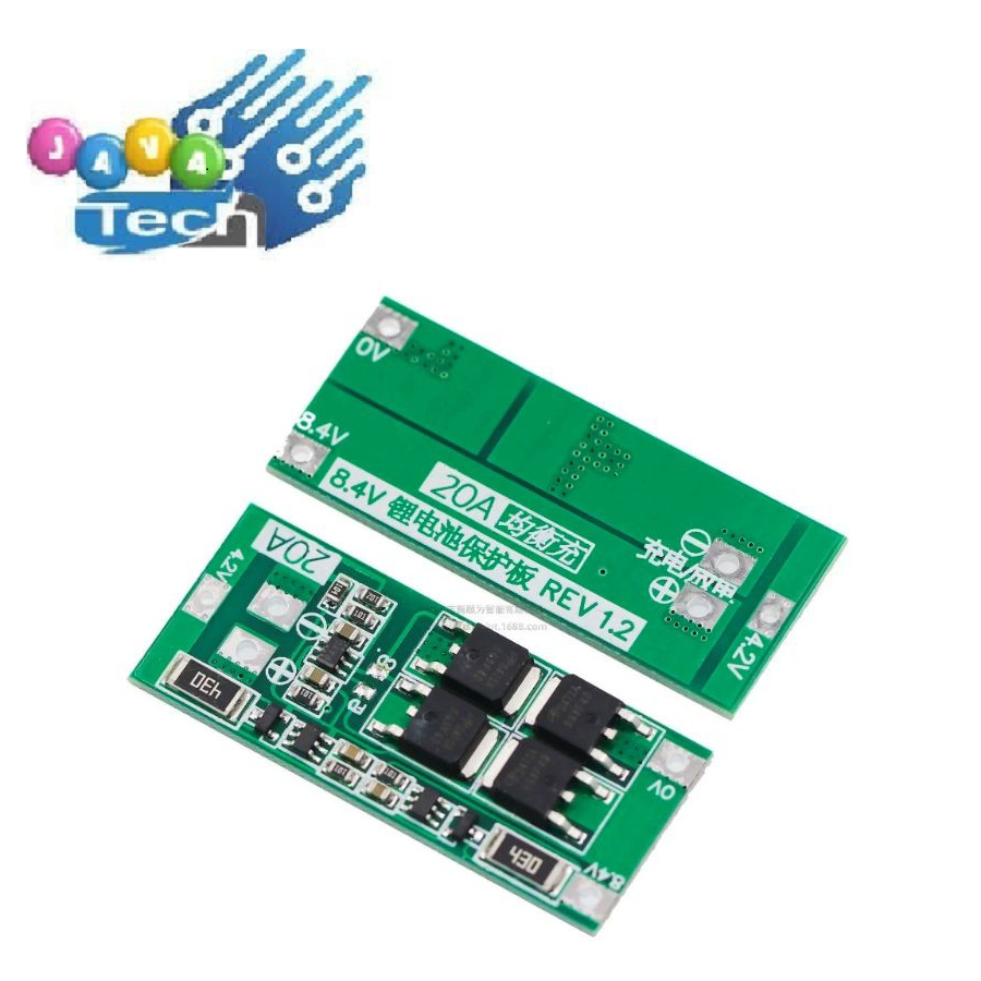 BMS 2S 20A 7.4V 8.4V 18650 Protection Board Charge