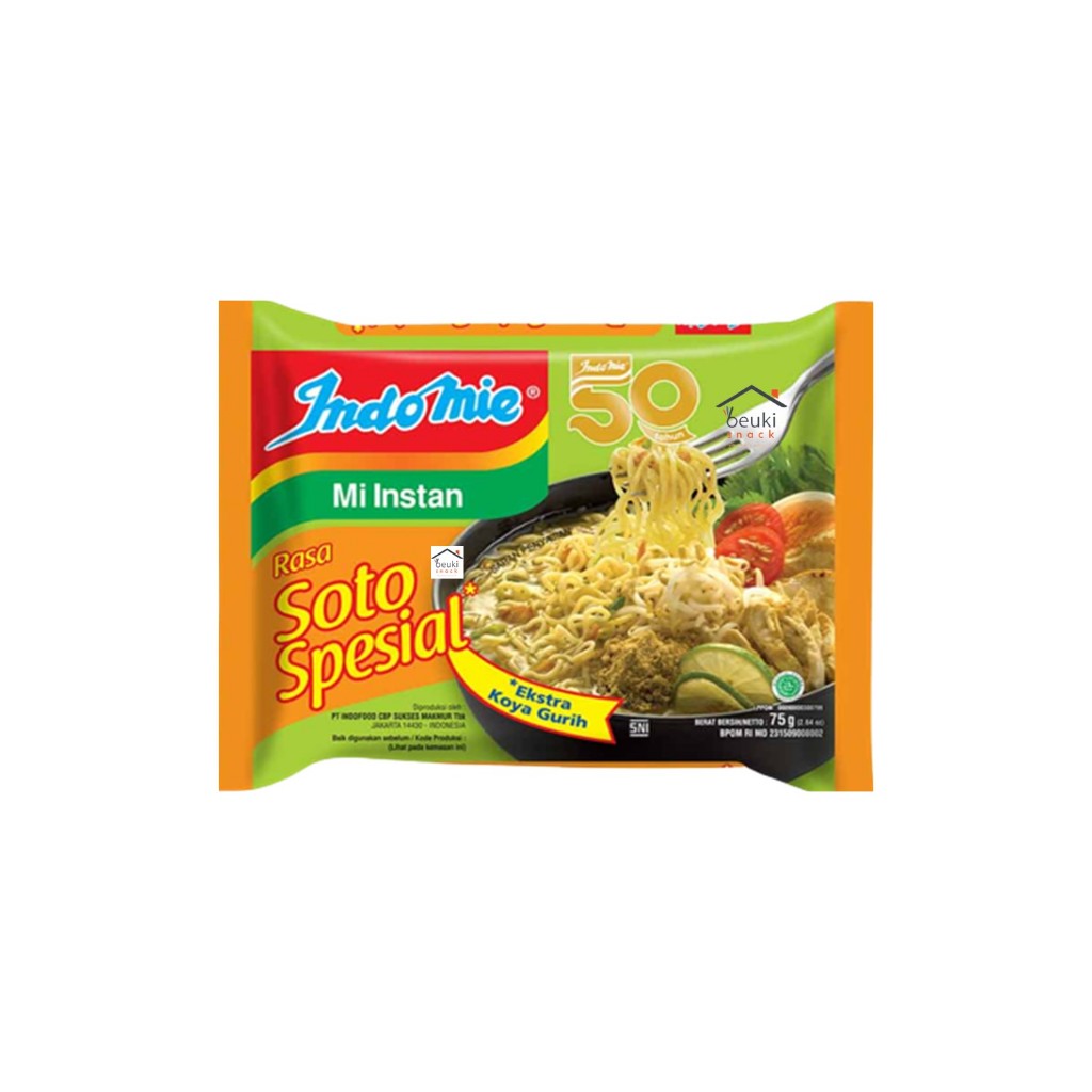 

Indomie Kuah Soto Spesial Ekstra Koya Gurih