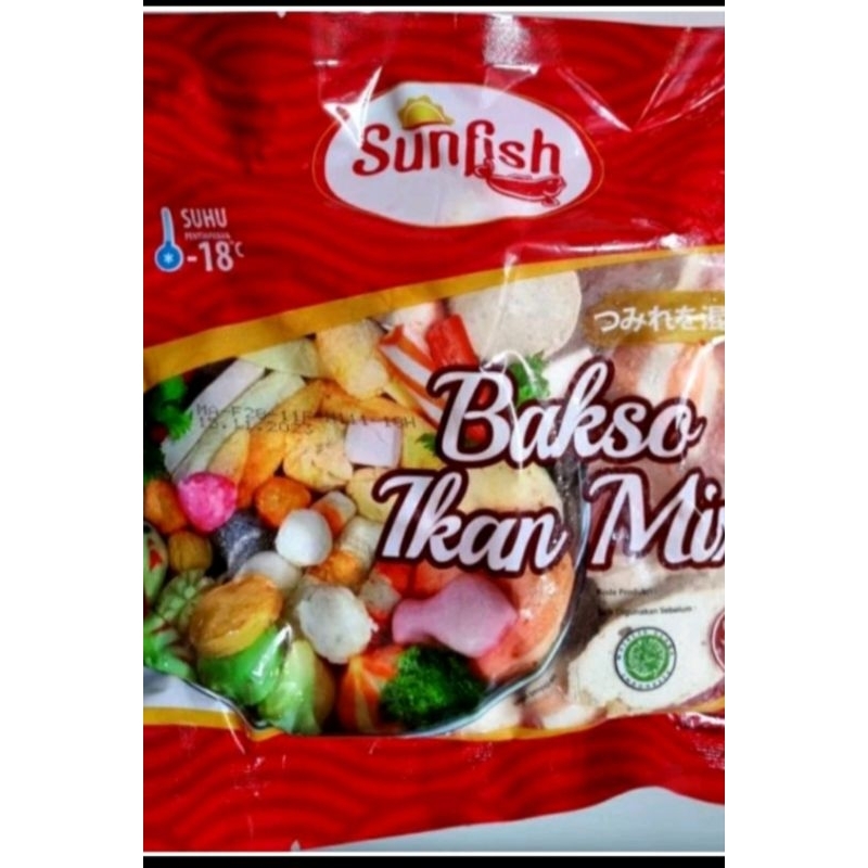 

FROZEN BANDUNG Bakso ikan Campur sunfish 500gr