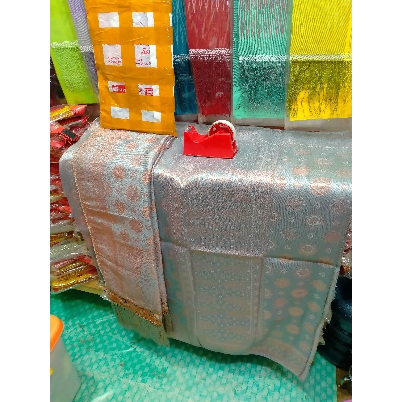 Semi Songket Palembang Songket Mesin Stelan