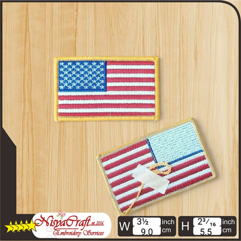 NCEP0102-0021- US FLAG TOP GUN USN US NAVY | SSI | Patch Backpatch