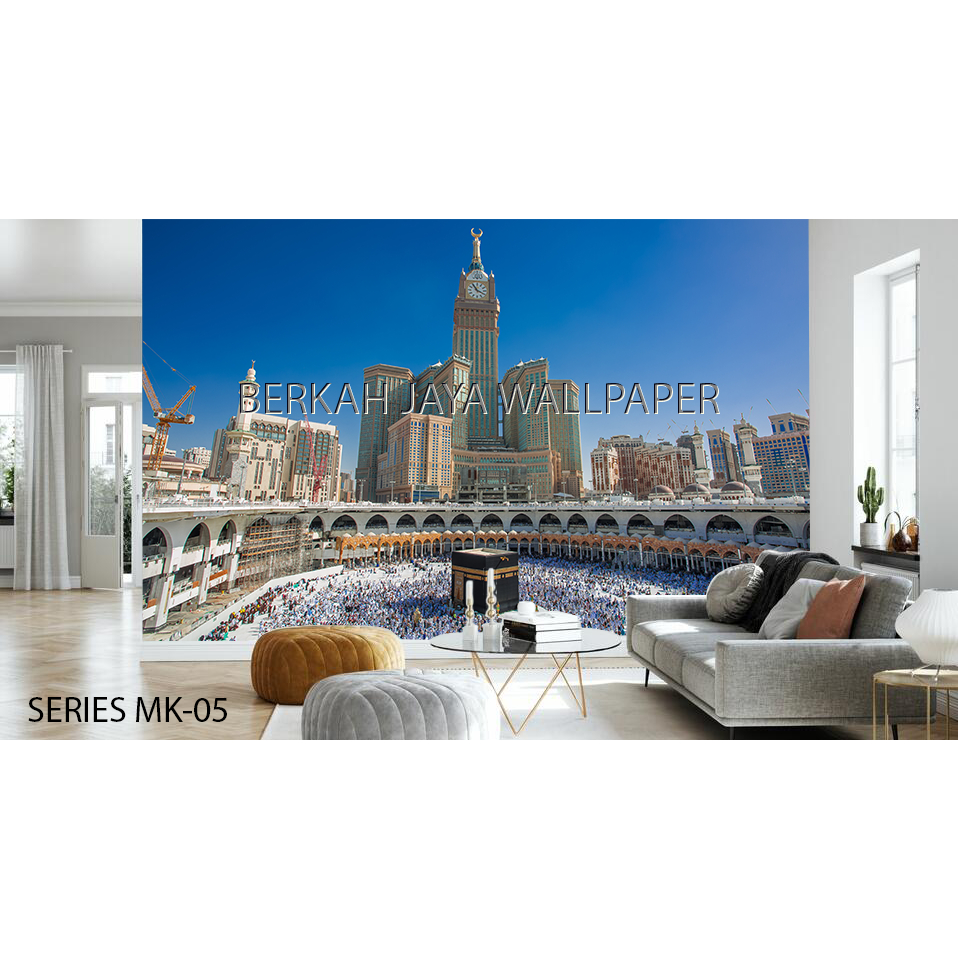 Best Seller Wallpaper Custom 3D Islamic kabah - wallpaper mekah - Wallpaper dinding murah motif Kaba