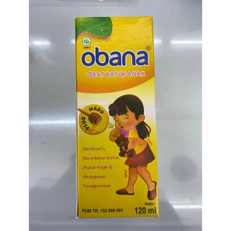 OBANA OBAT BATUK ANAK SIRUP 120ML
