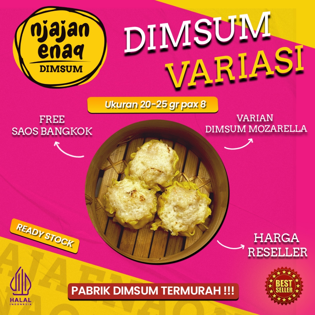 

DIMSUM VARIASI MOZARELLA 25gr PACK ISI 8 ❤️ NJAJANENAQ ❤️