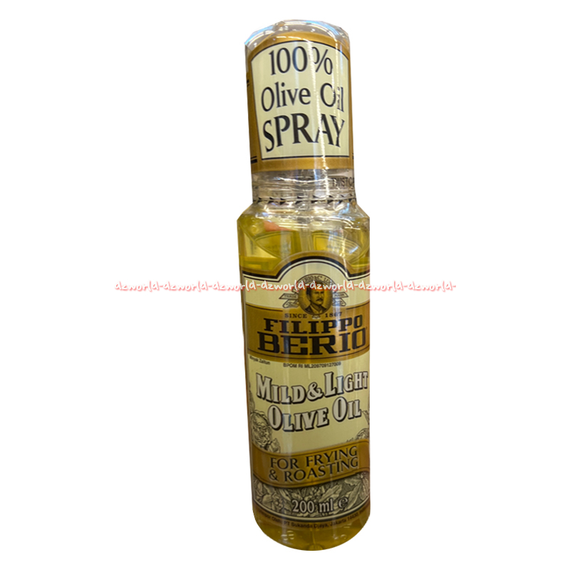 

Filippo Berio 200ml Milk & Light Olive Oils For Frying & Roasting Minyak Zaitun Semprot Spray