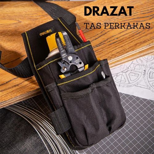 Tas perkakas pertukangan pinggang untuk bangunan dan listrik