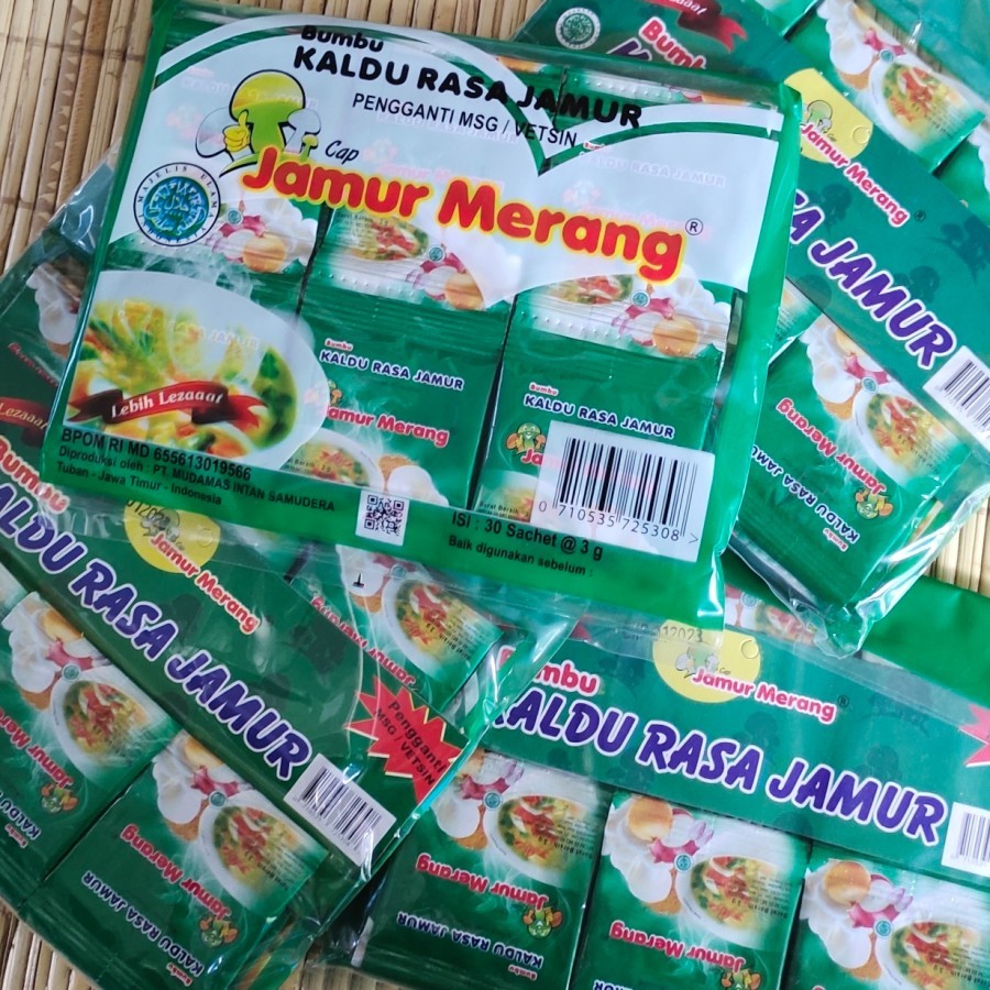 

Kaldu Alami Jamur Merang 1Pack/ 30 Sachet