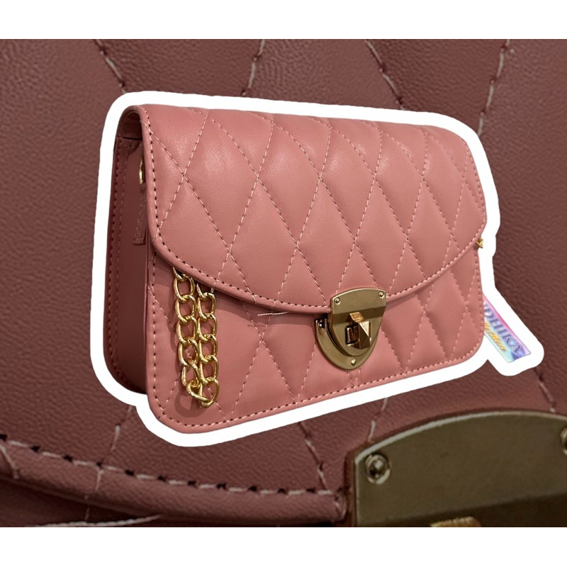 TAS SELEMPANG WANITA FASHION Terbaru Tas Tali Rantai Murah Berkualitas