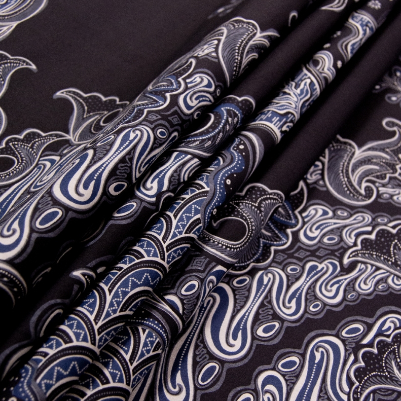 Enzy Batik Kain Batik Ganesha - Black