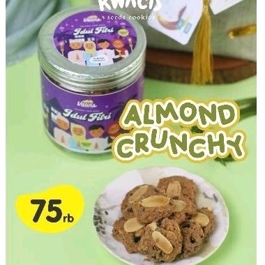 

KWACIS VALINS Choco Almond Crunchy Camilan Gluten Free Hampers Lebaran