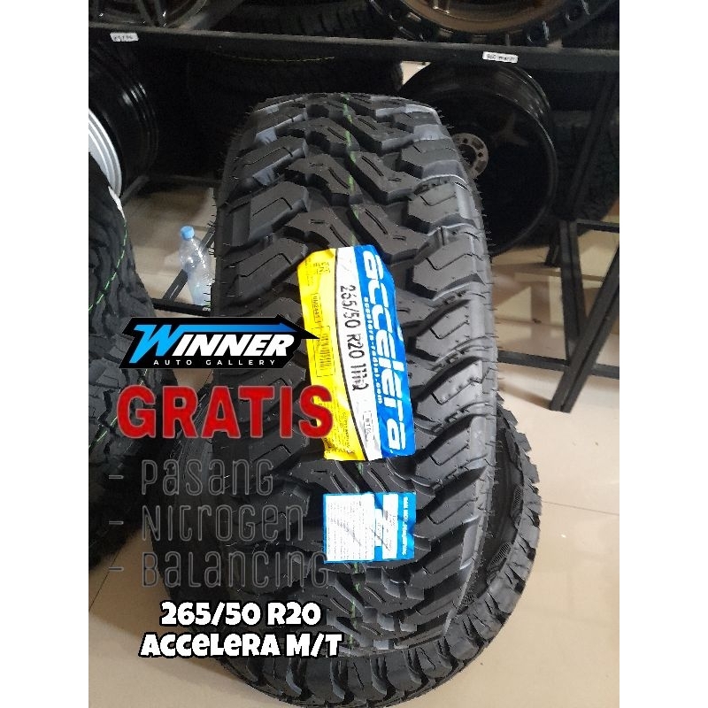 BAN CATOK FORTUNER RING 20 ( 265/50 R20) ACCELERA M/T - BAN OFF-ROAD RING 20 MURAH BALI