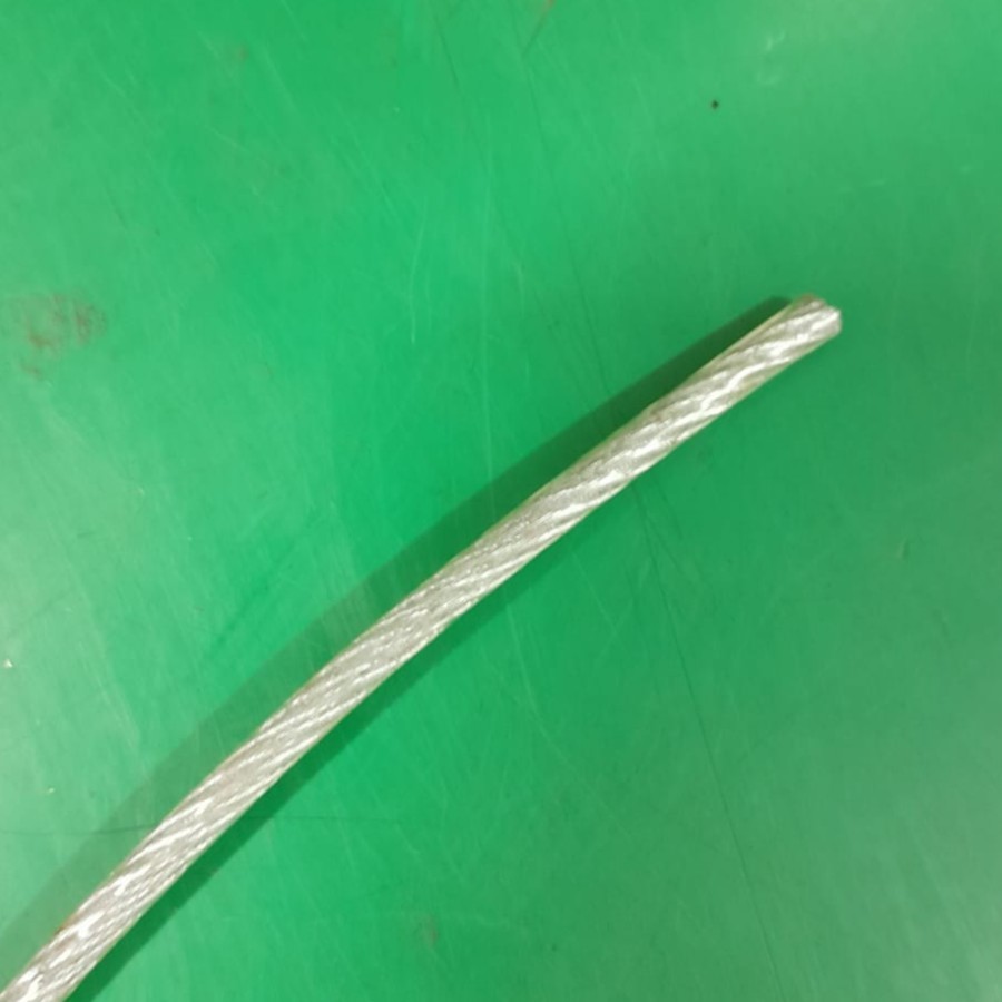 Kabel Kawat Seling Galvanized Bungkus Selang PVC 4 mm 4mm