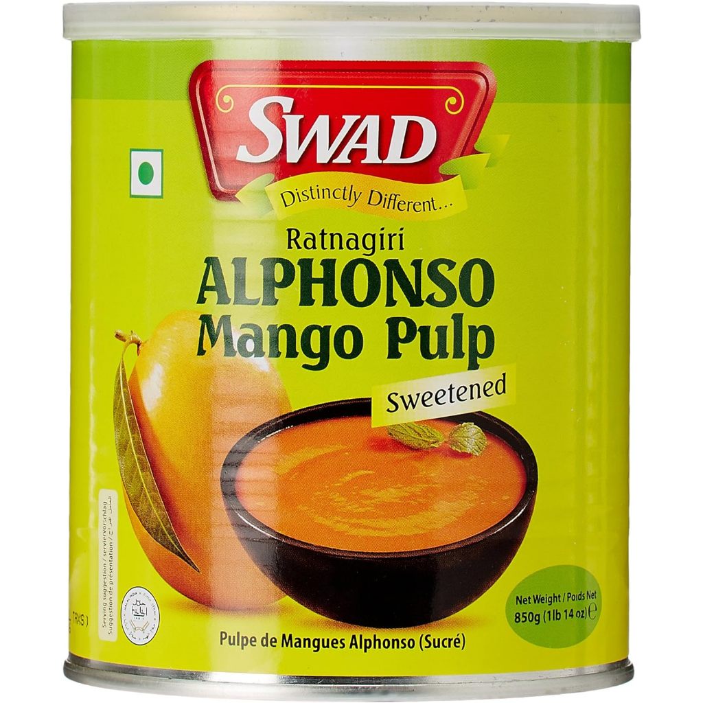 

ALPHONSO MANGO PULP RATNAGIRI SWAD 850G / Daging Buah Mangga