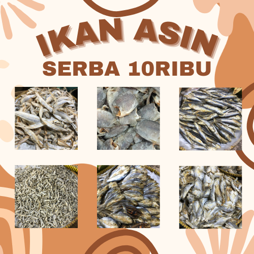 

IKAN ASIN MURAH / 10 RB PER PACK / IKAN ASIN