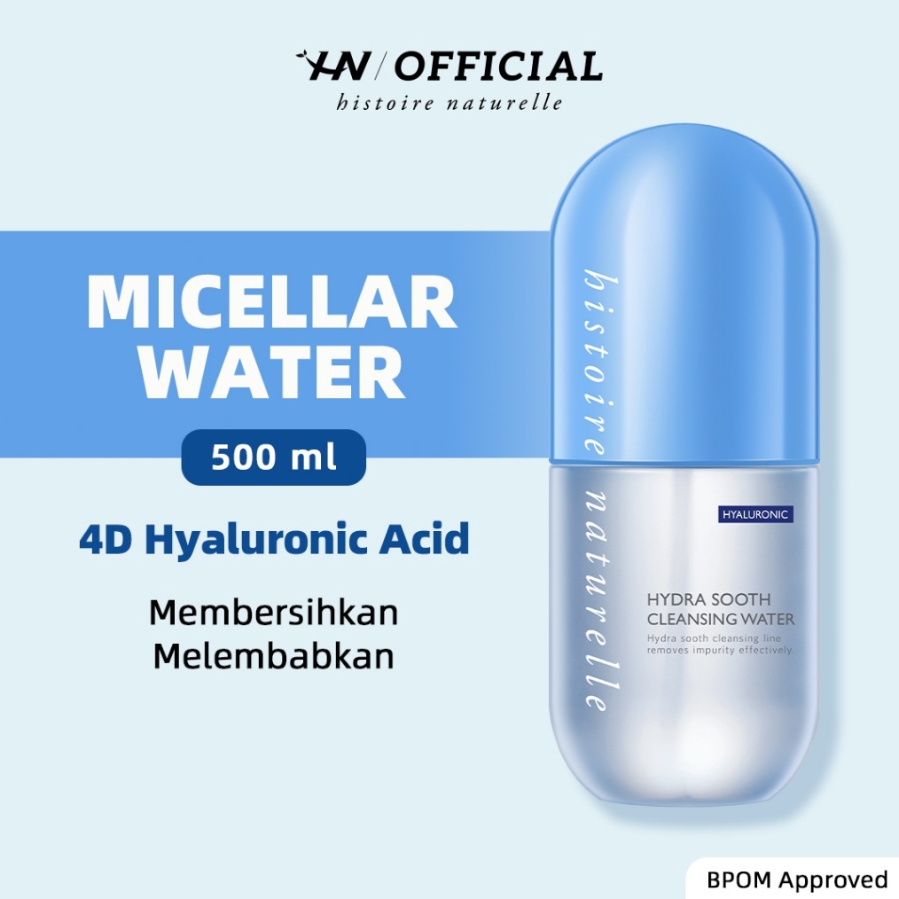ART M75N Histoire Naturelle Hydra Sooth Cleansing Water Hyaluronic 5ml  Pembersih Makeup Wajah Micel