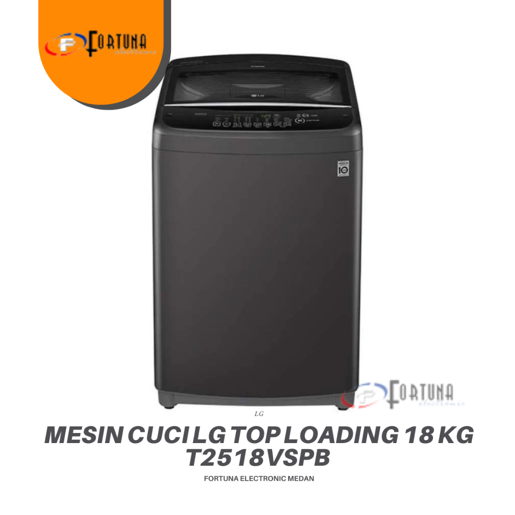 LG T2518VSPB MESIN CUCI TOP LOADING SMART INVERTER 18 KG MEDAN