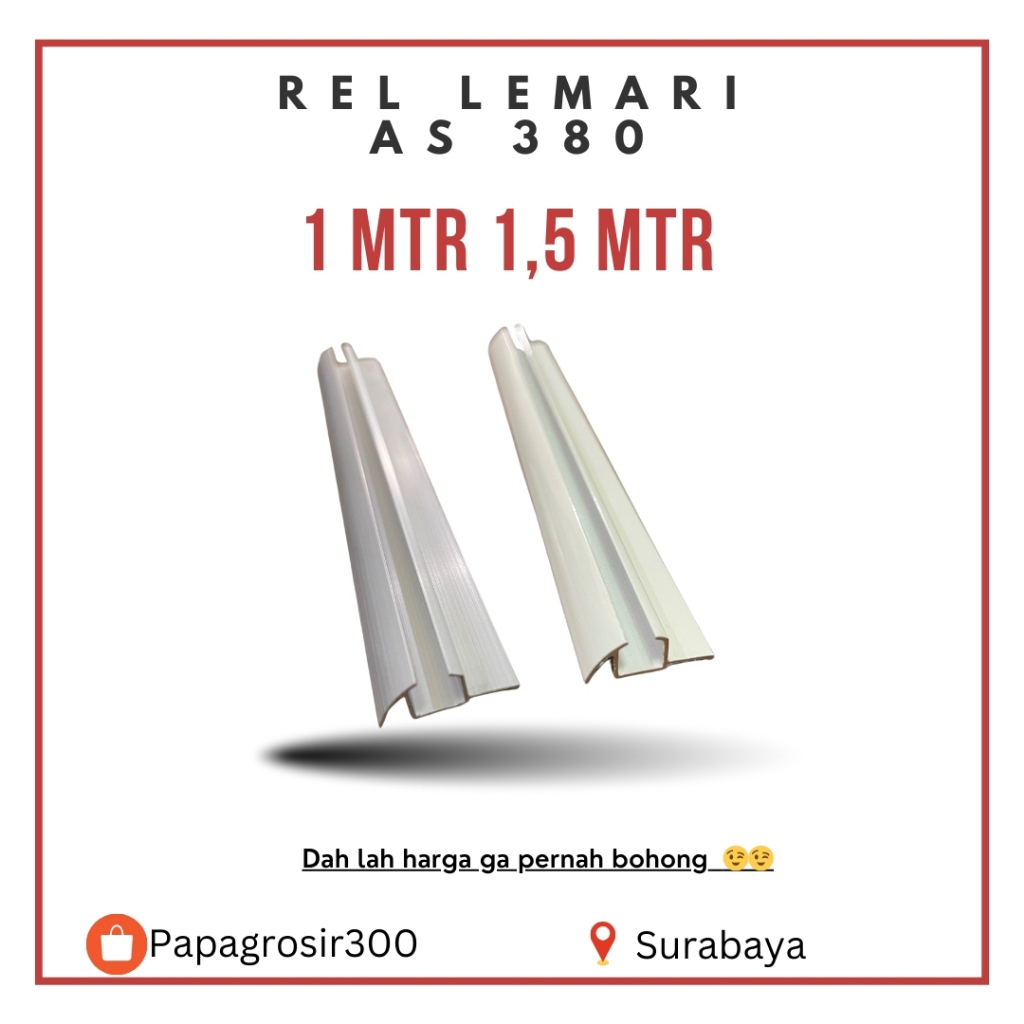 Rel Lemari Sliding Rel Lemari Geser Rel Lemari Timbul AS 380