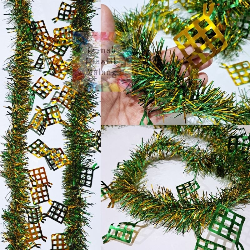 

slinger idul fitri KETUPAT ramadhan mubarak kareem marhaban lebaran slanger pita bulu rumbai hiasan dekorasi star moon hijau green parcel hantaran ketupat dekor pita bulu rumbai gantung tali bulan puasa gantungan atap dinding tembok maulid nabi muhammad