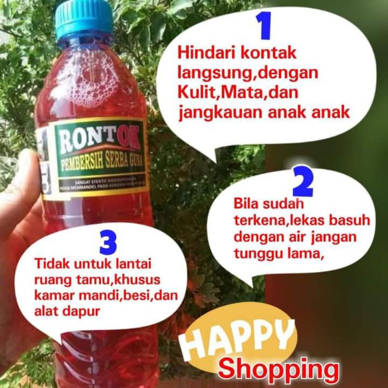 Rontok pembersih kamar mandi