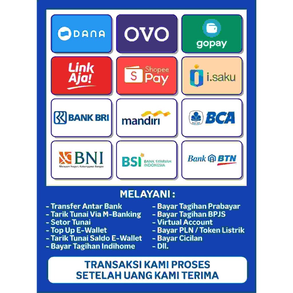 

STIKER VINYL TRANSAKSI ONLINE BESAR