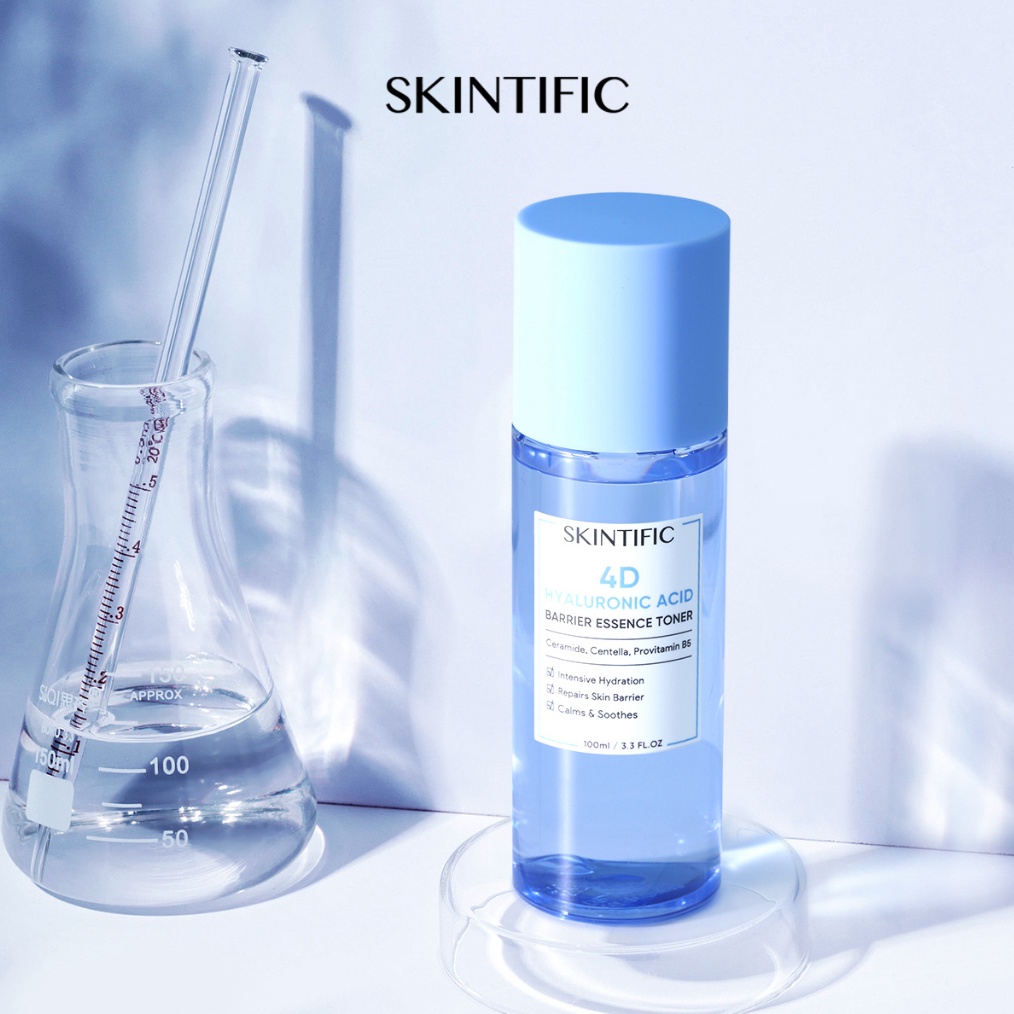 BPOM Skintific 4D Hyaluronic Acid Barrier Essence Toner Skin Barrier Toner 1ml Hydrating in 1s ART H1P2