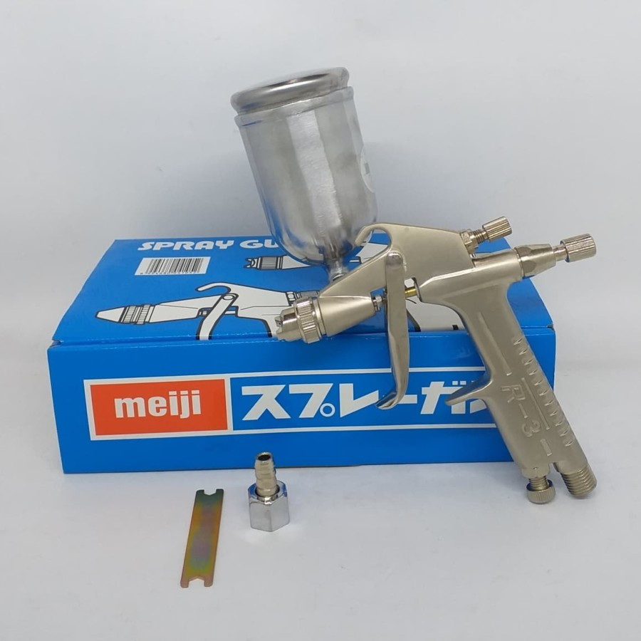 Spray Gun R3G (Flat) Merk Meiji (Nozzle 0.6 mm)