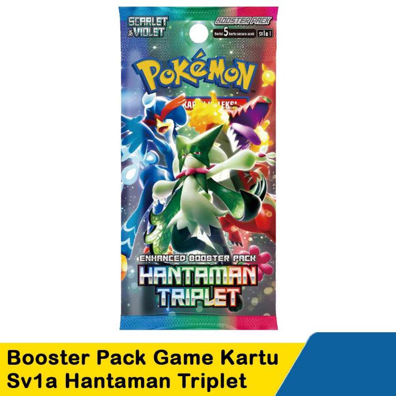 Pokemon Booster Pack Game Kartu Sv1a Hantaman Triplet