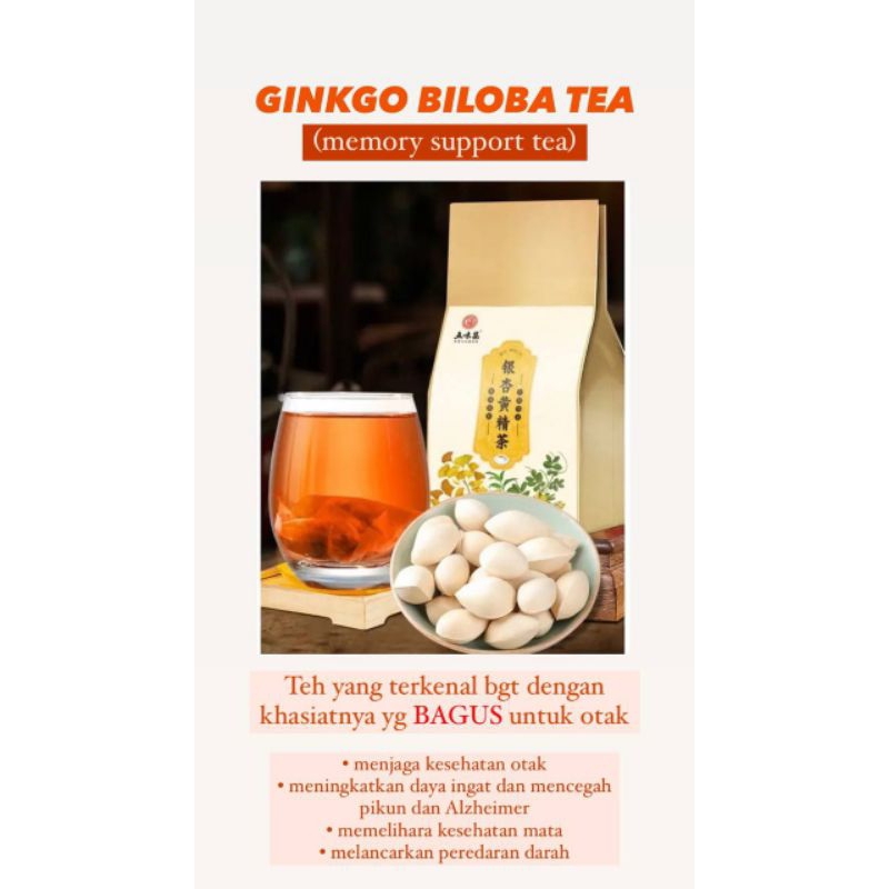 

GINKGO BILOBA TEA PENANG MALAYSIA | READY‼️