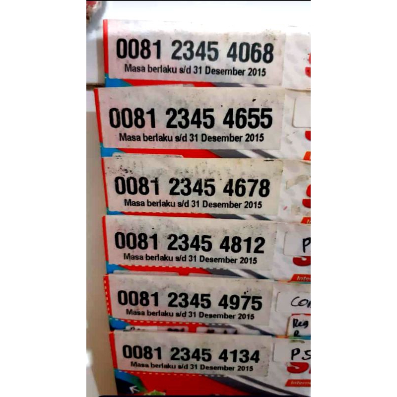 nomor cantik telkomsel urut 12345 jadoel 11 digit
