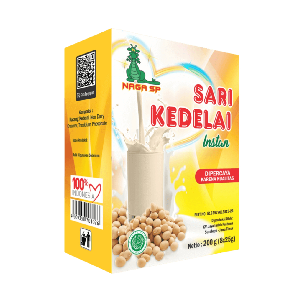 

Sari Kedelai Naga SP 200g Minuman Suplemen Susu Soya Nabati Herbal Kesehatan Kaya Serat Vitamin Mineral