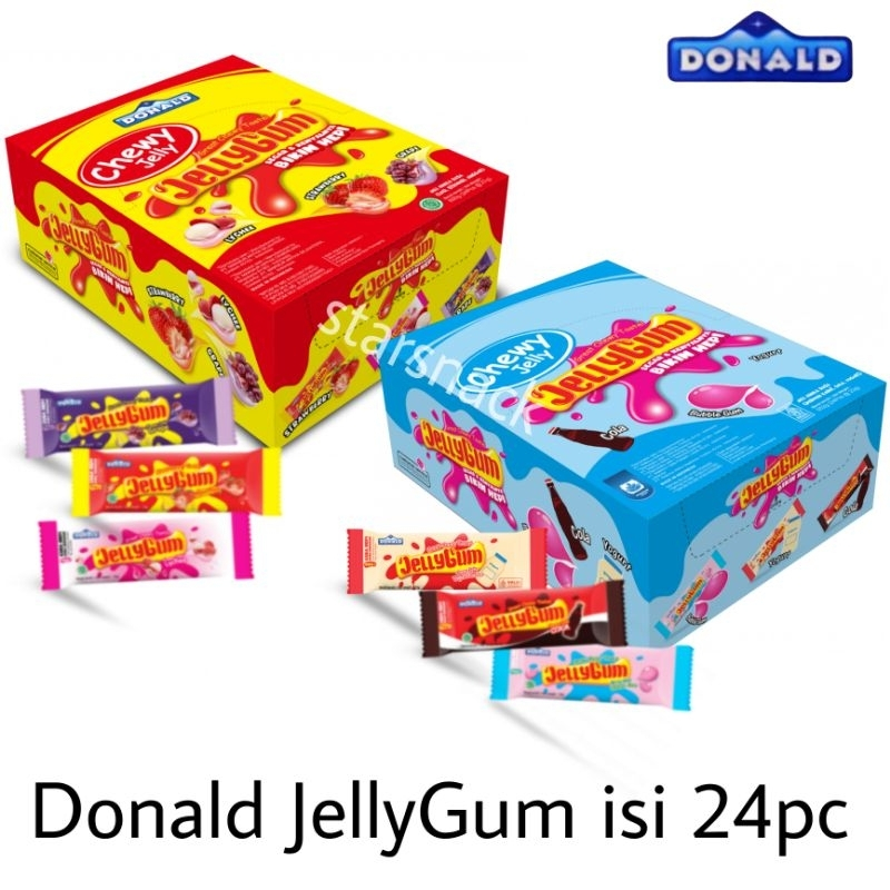 

Donald JellyGum 24x23gr Permen Jelly Gum