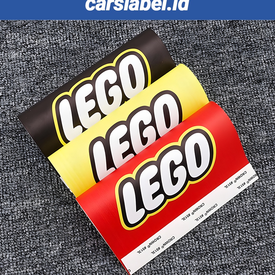 

55 COD LEGO Label Tag Mobil Variasi Penutup Pintu Bagasi Hiasan Stiker Lego Mobil Viral