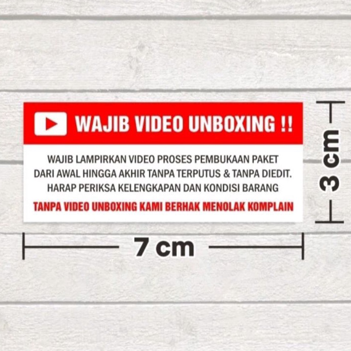 

Terbaru STIKER WAJIB UNBOXING ROLL ISI 5 PCS VIDEO FRAGILE