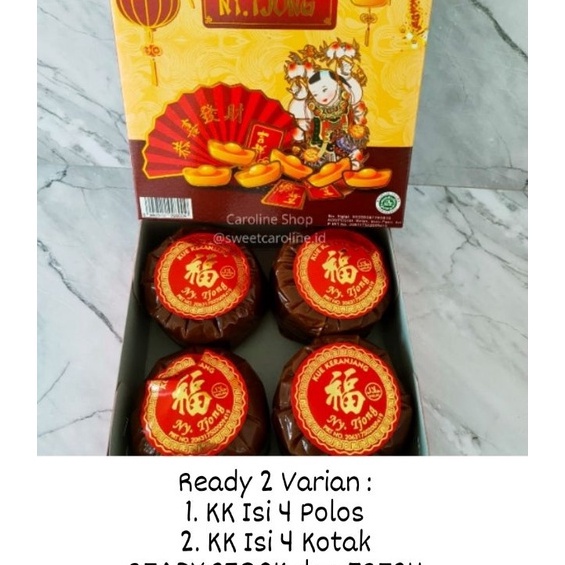 

Terlaku Kue Keranjang isi 4 NyTjong Nian Gao Tiam Pan Dodol China