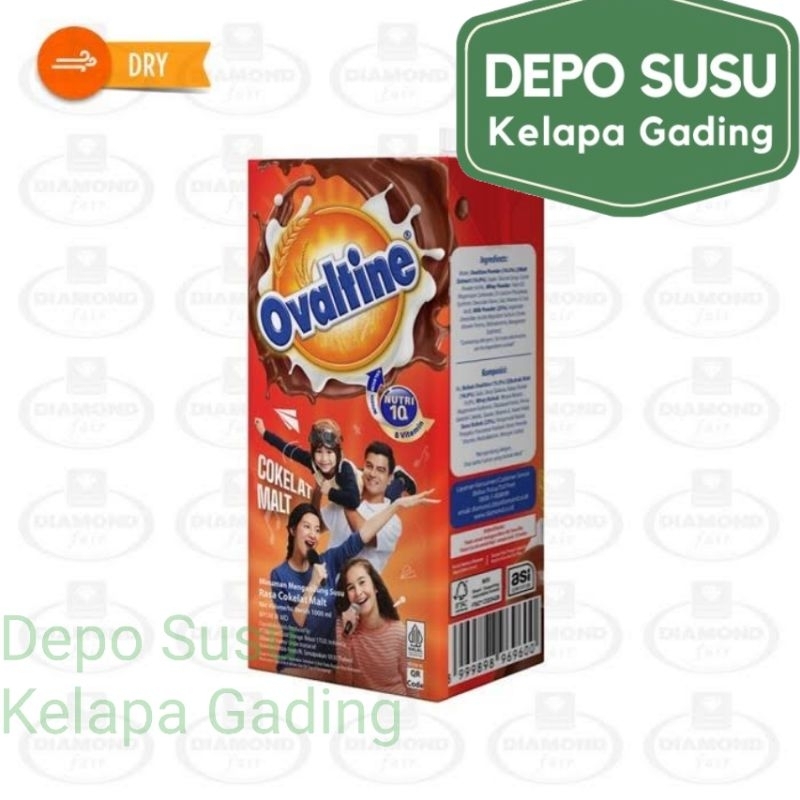 

Ovaltine UHT 1L Chocolate Malt Milk | Ovomaltine Susu 1 Liter Coklat