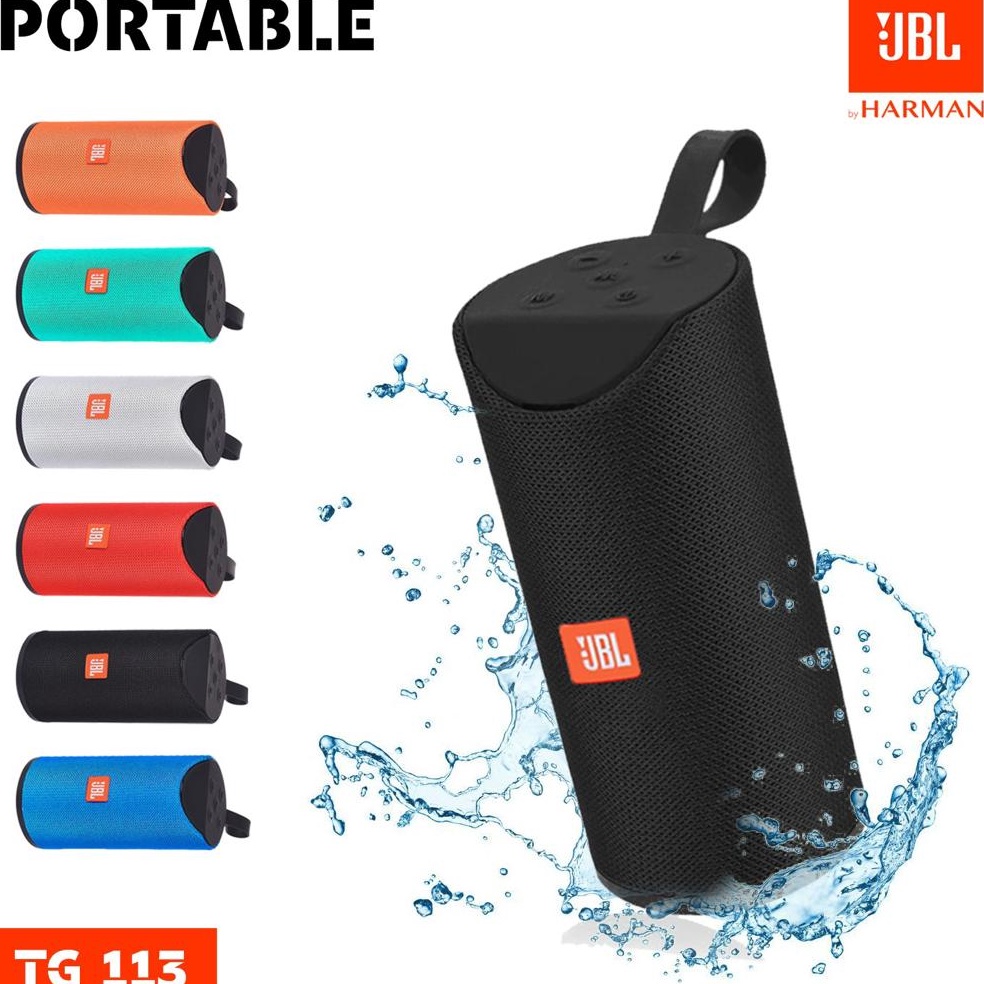 99 Promo  Speaker Bluetooh JBL TG113 Wireless Portable Speaker Aktif Dual Subwofer Bass