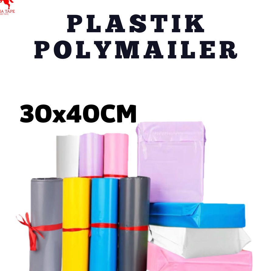 

STAR PLASTIK POLYMAILER Ksatria Tape Polymailer 3x4 isi 1 Plastik Packing Kemasan Packing Olshop COD